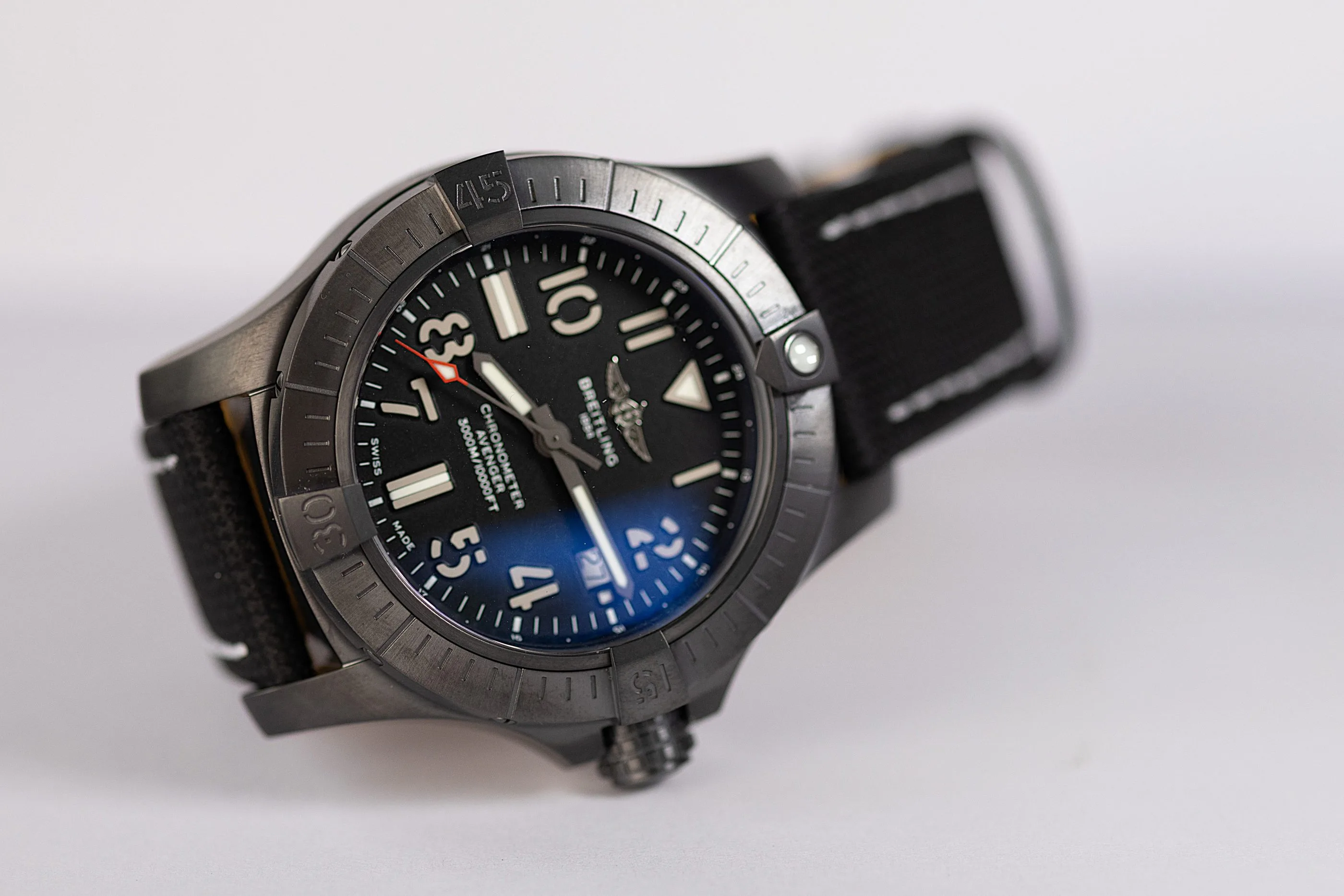 Breitling Avenger Seawolf Night Mission detail 4