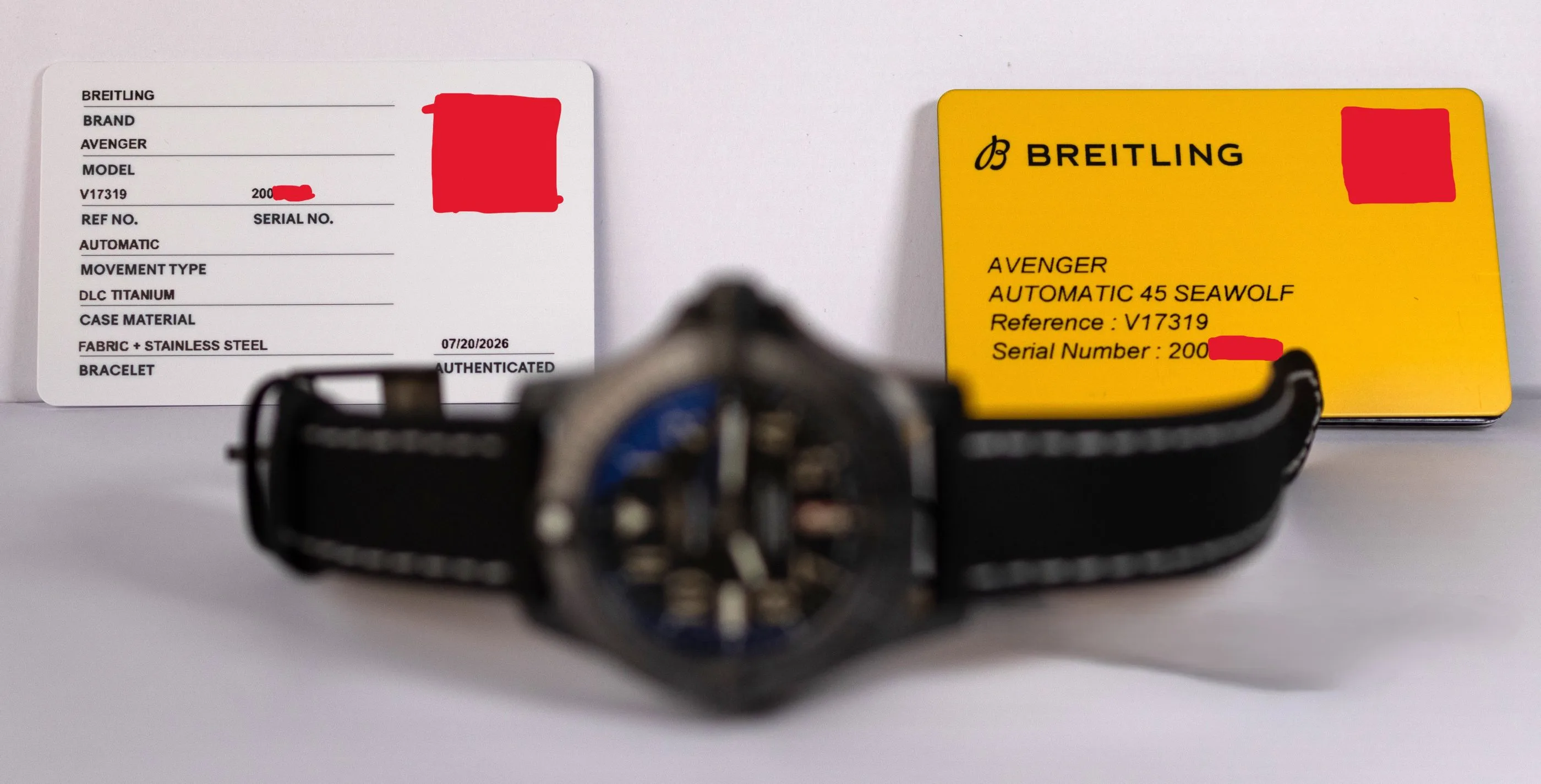 Breitling Avenger Seawolf Night Mission detail 2