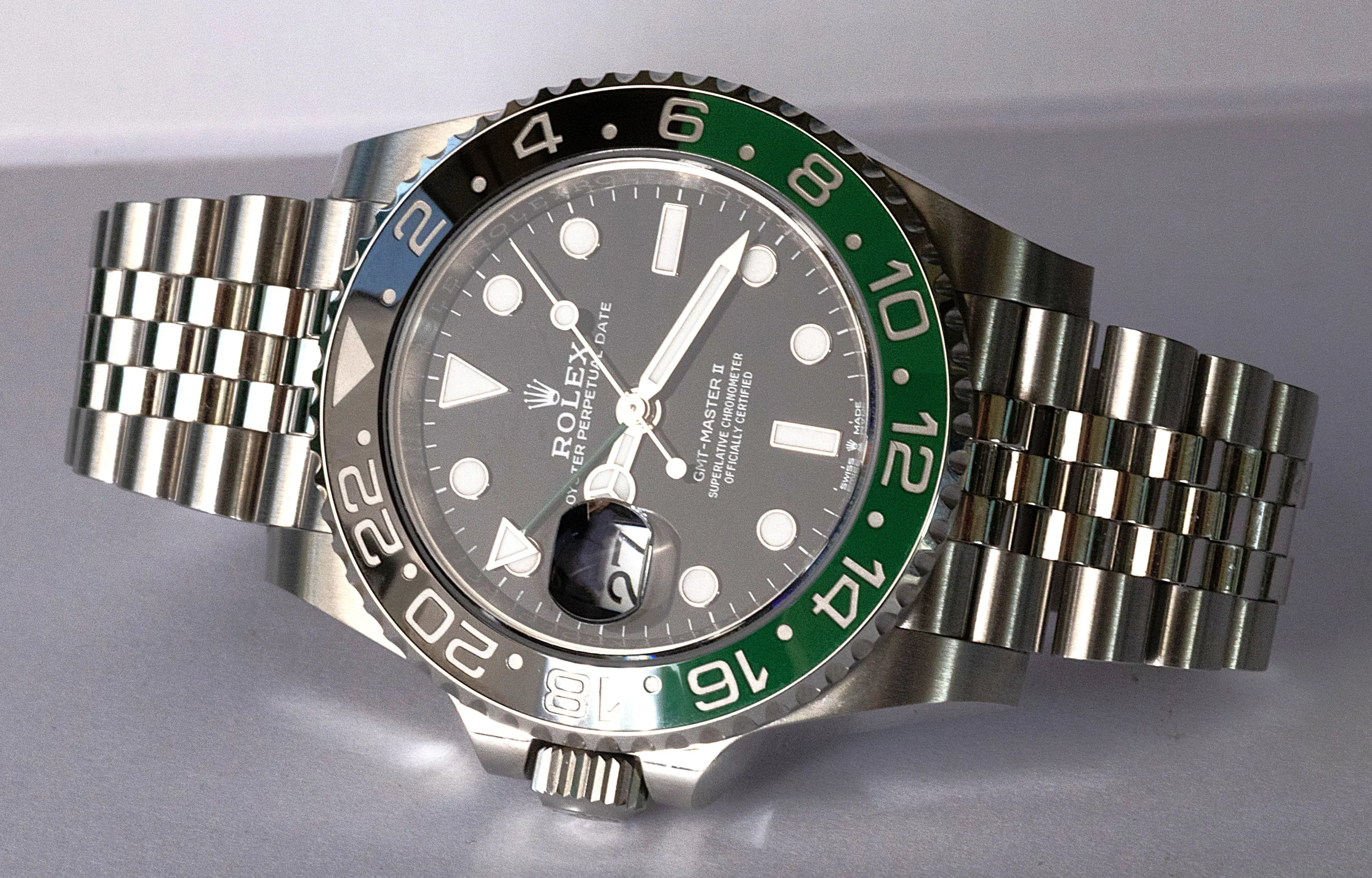 Rolex GMT Master II "Sprite" detail 8