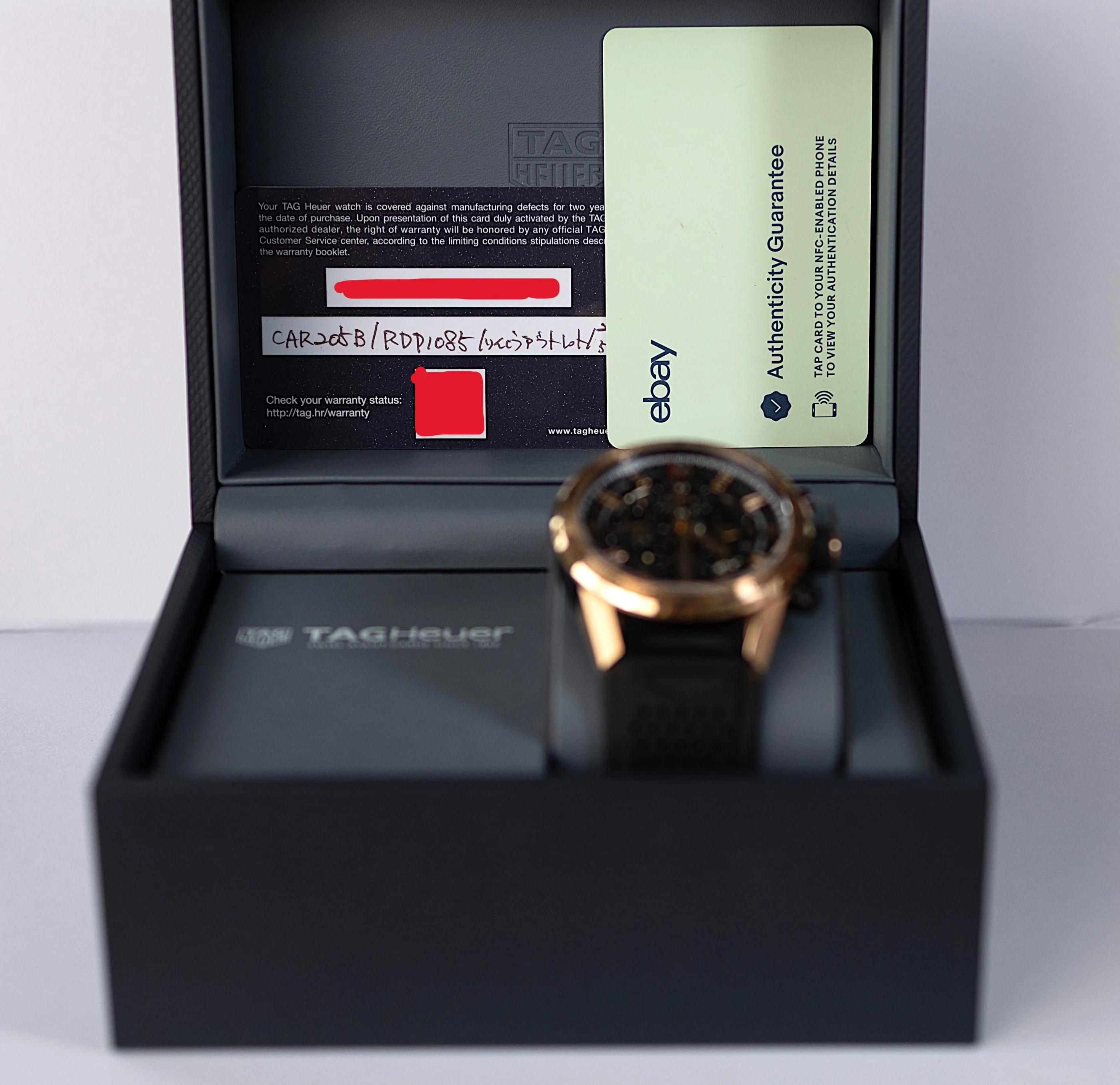 Tag Heuer Carrera Calibre Heuer 01 Chrono 18kt Rose Gold detail 9
