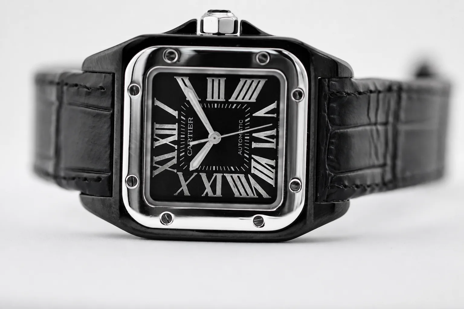 Cartier Santos 100 detail 2