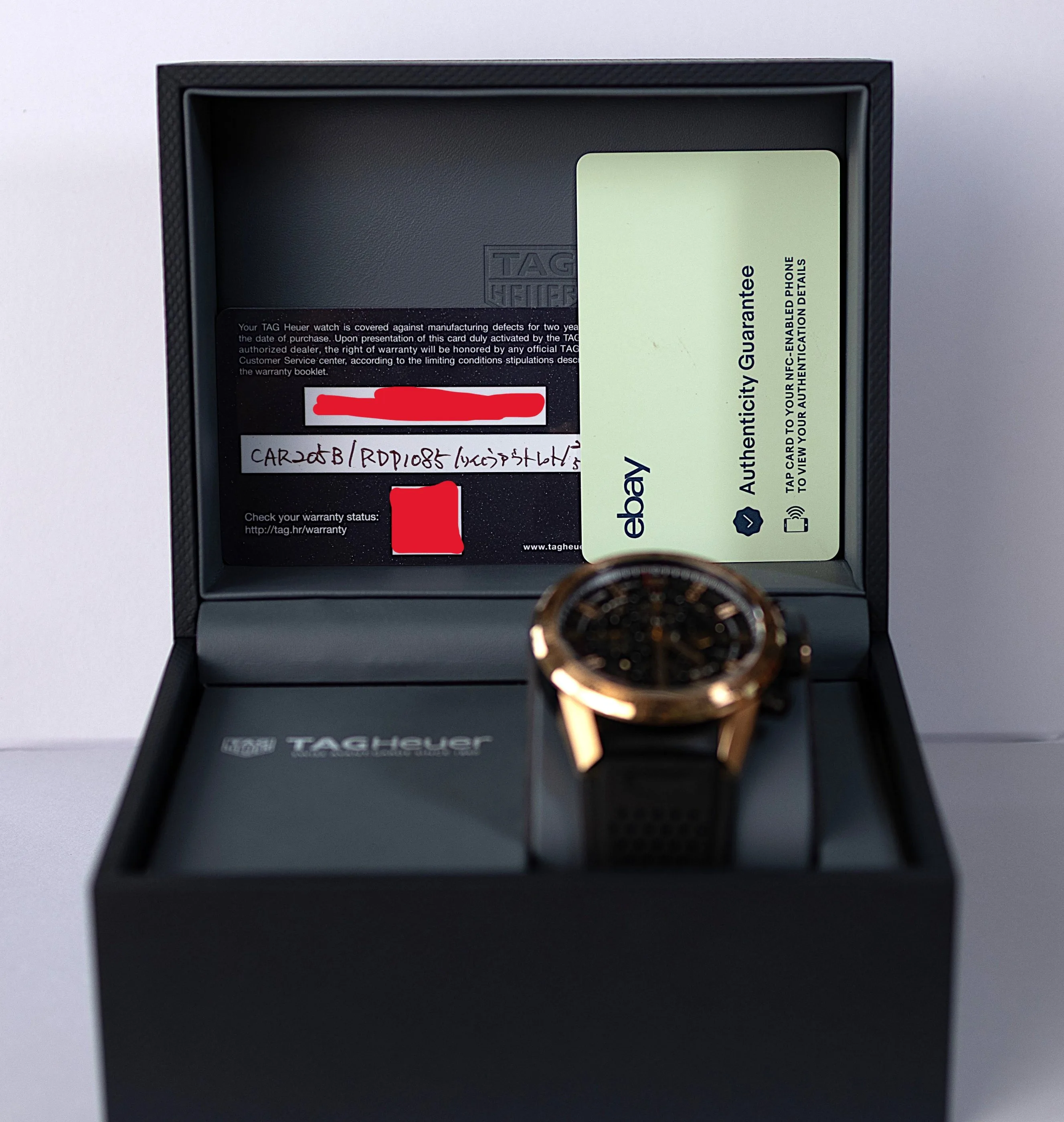 Tag Heuer Carrera Calibre Heuer 01 Chrono 18kt Rose Gold detail 8