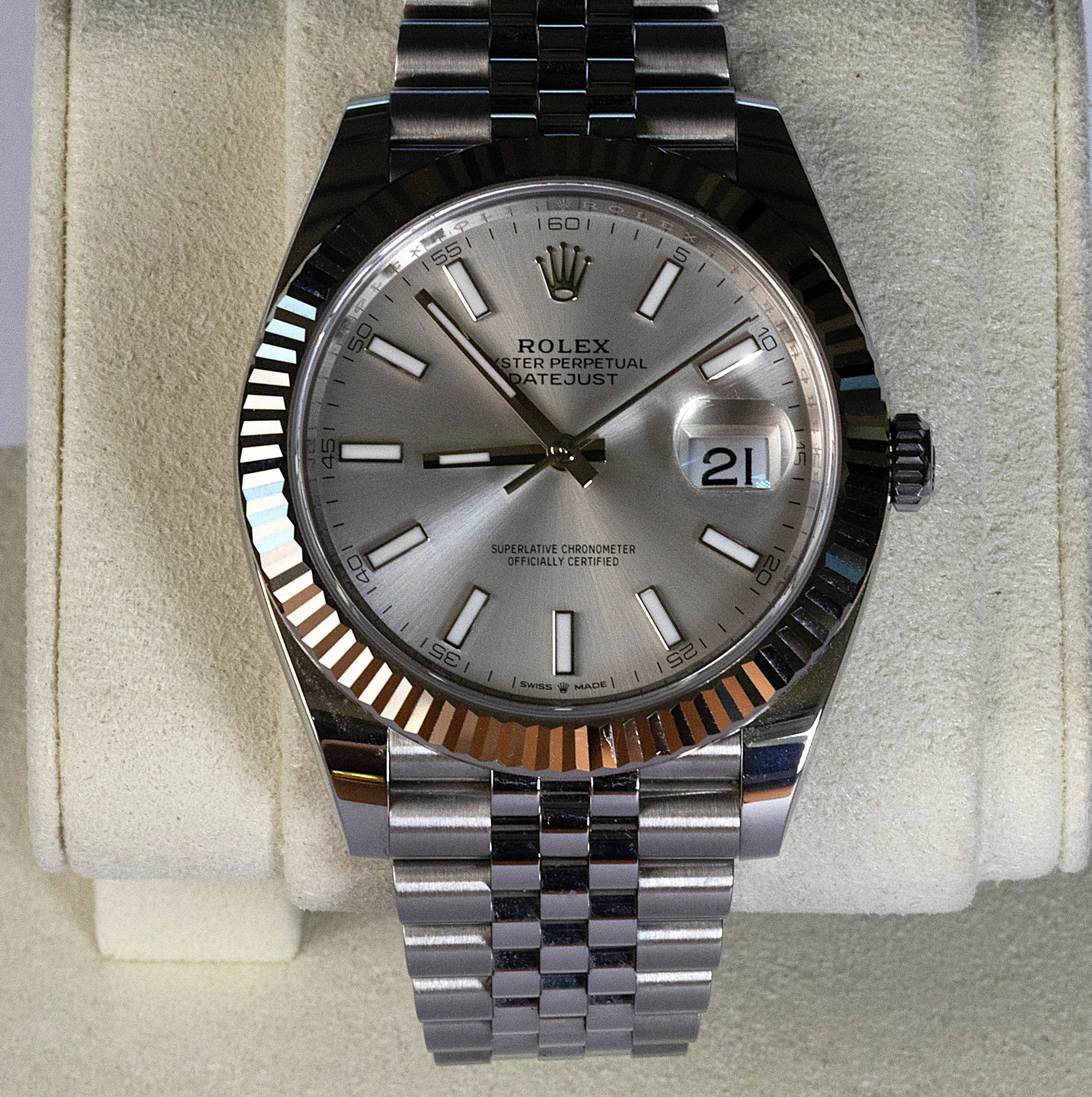 Rolex Datejust 41 Jubilee detail 9
