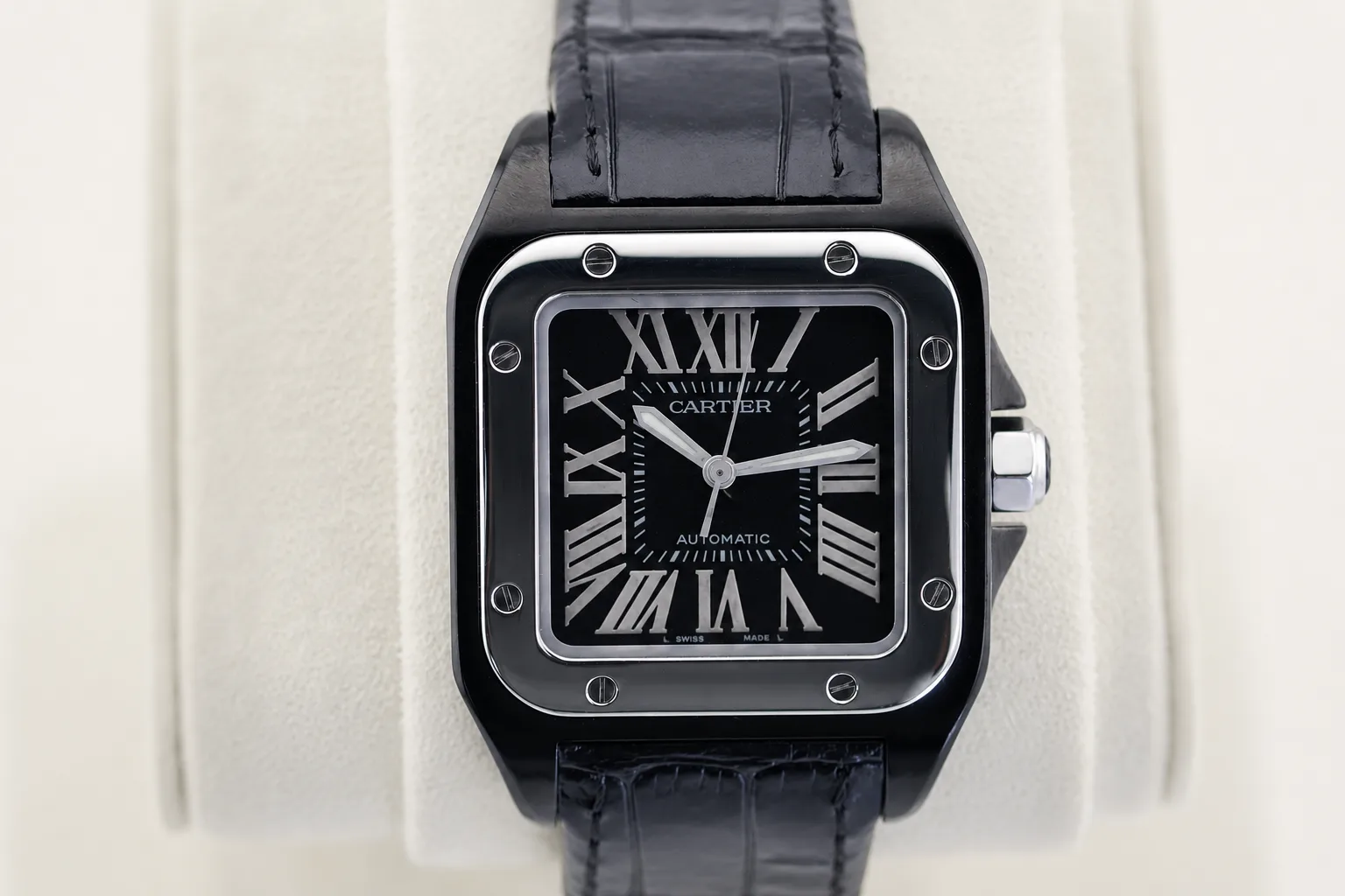 Cartier Santos 100 detail 1