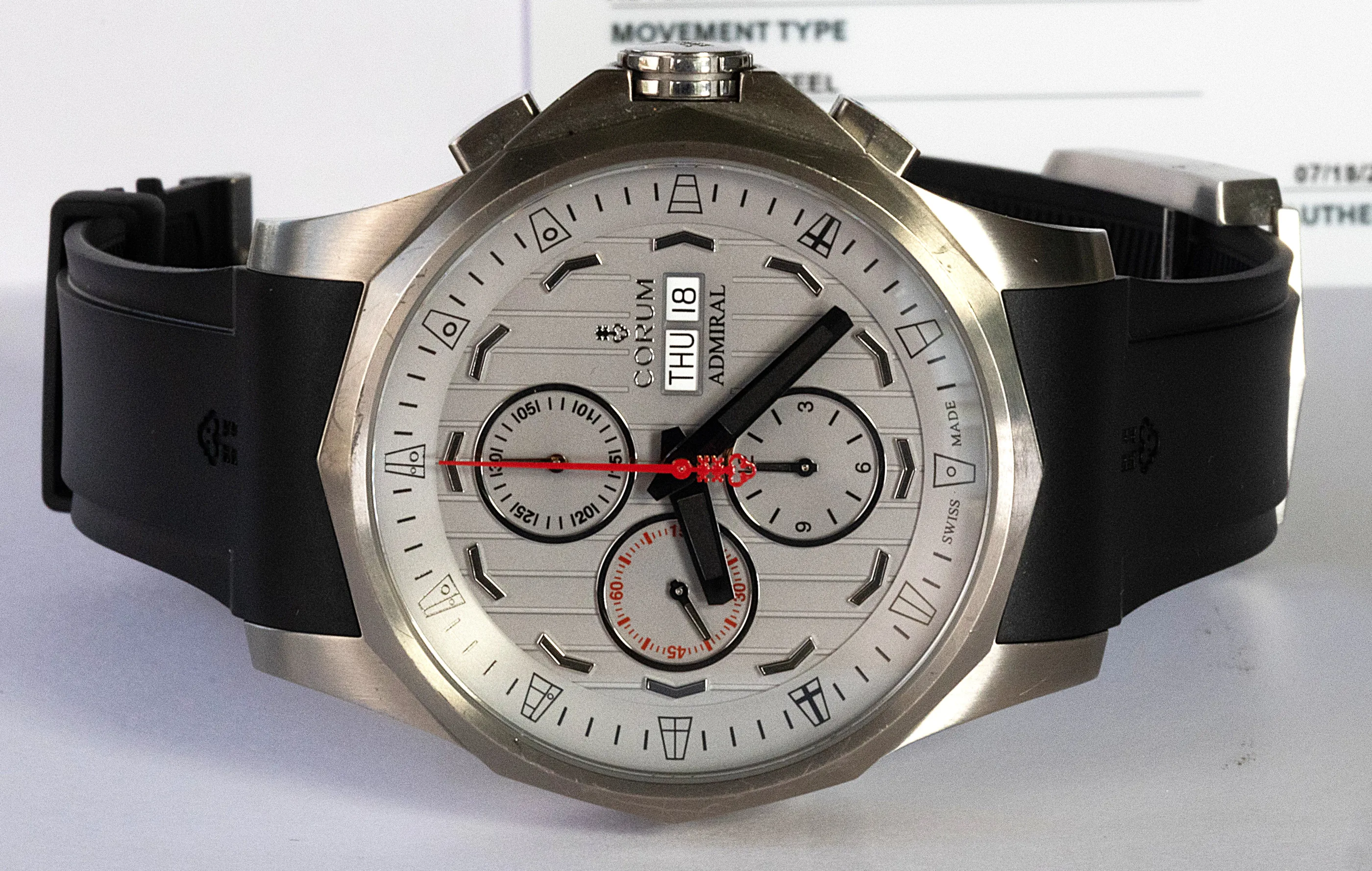 Corum Admiral's Cup Chronograph detail 13