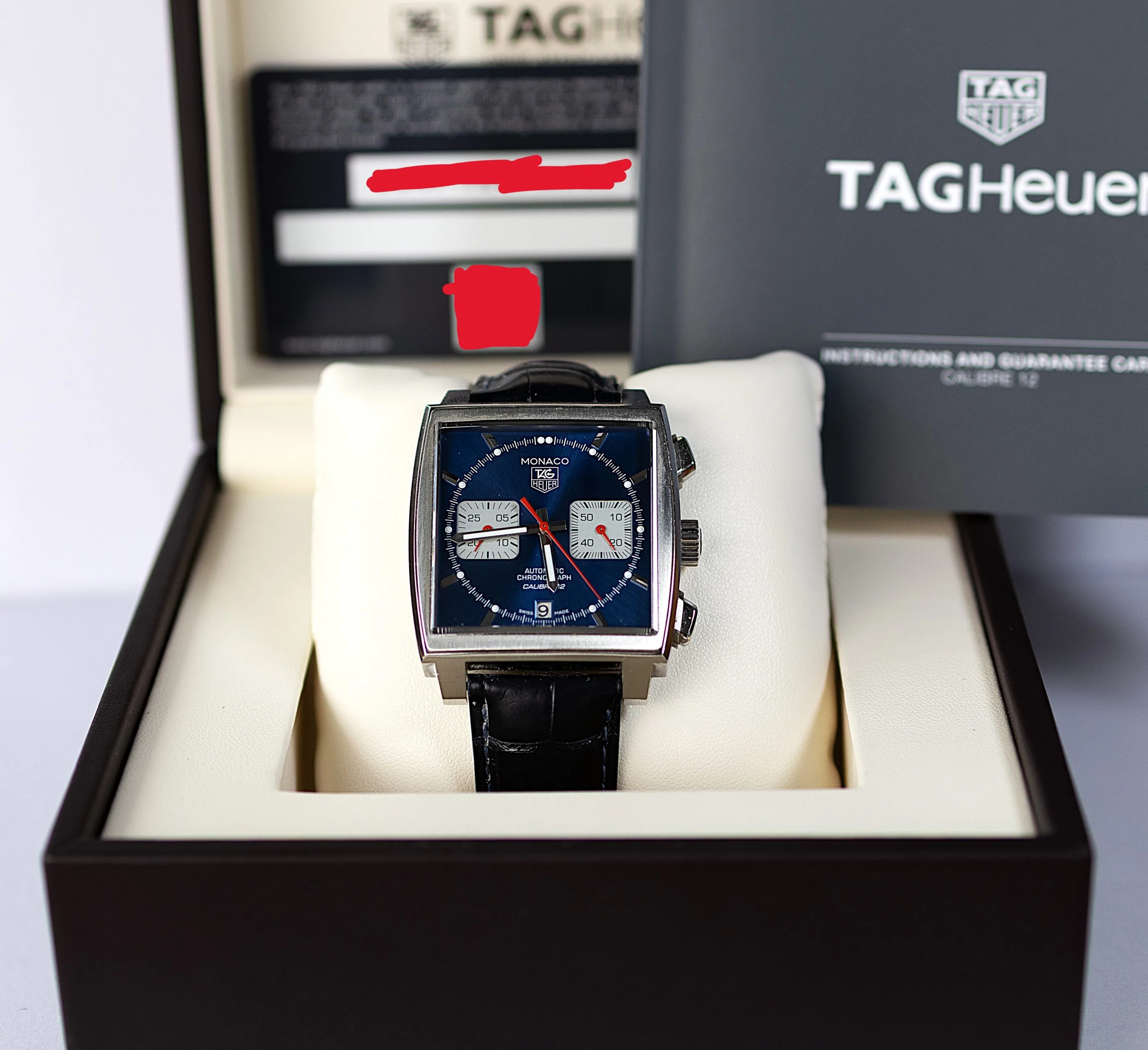 Tag Heuer Monaco Automatic Calibre 12 Chronograph detail 7