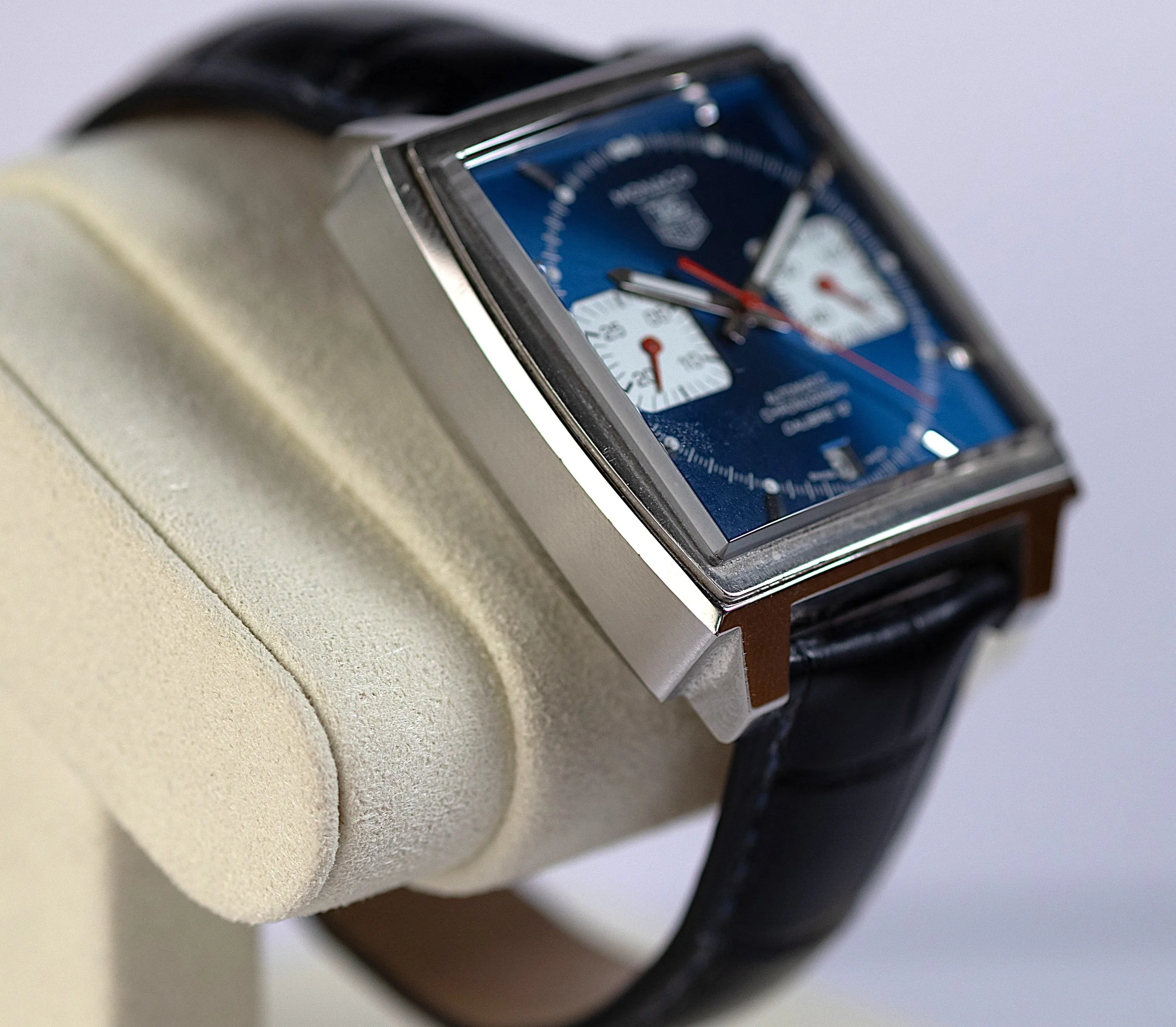 Tag Heuer Monaco Automatic Calibre 12 Chronograph detail 3