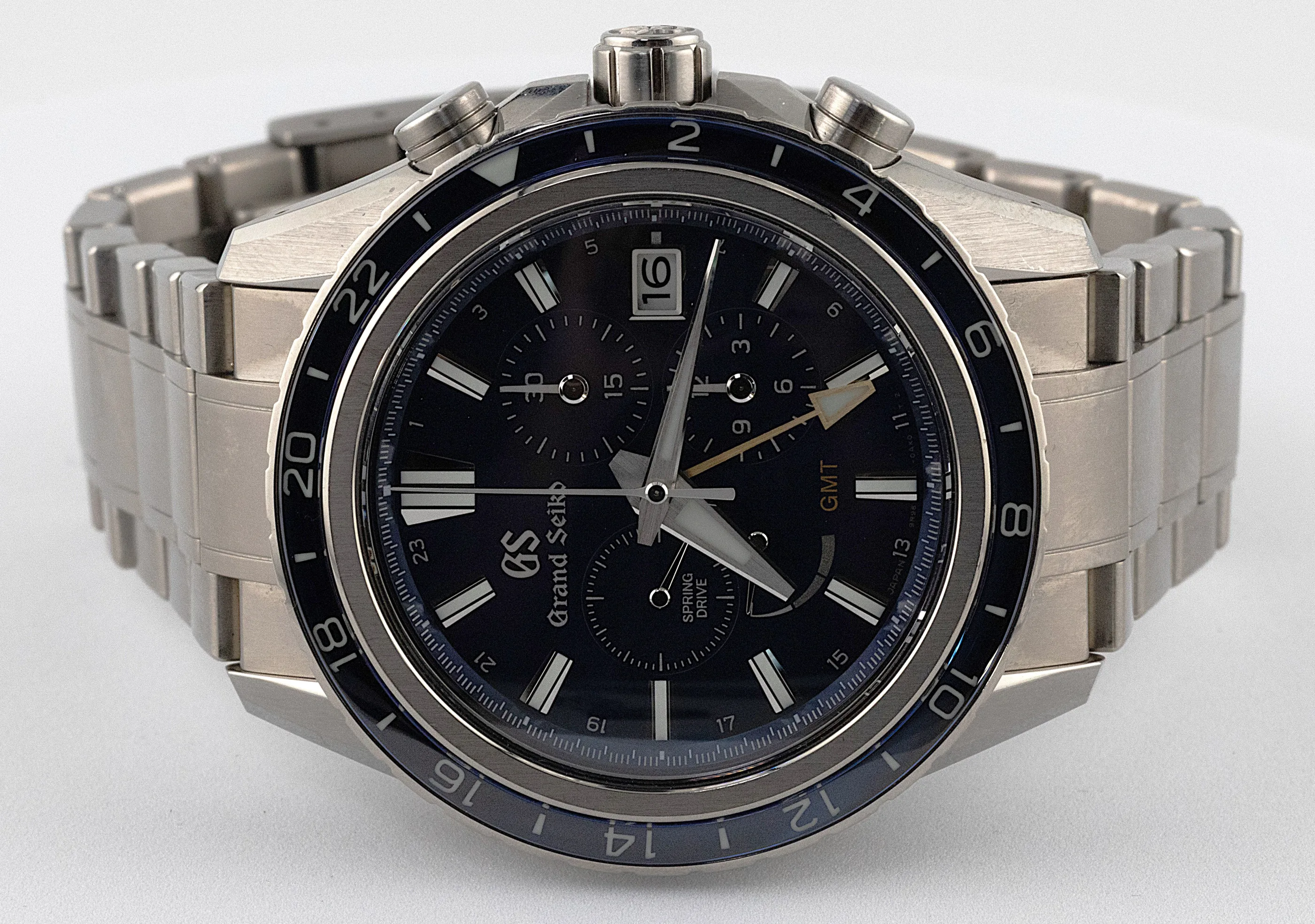 Grand Seiko Evolution 9 Spring Drive Chronograph GMT detail 7