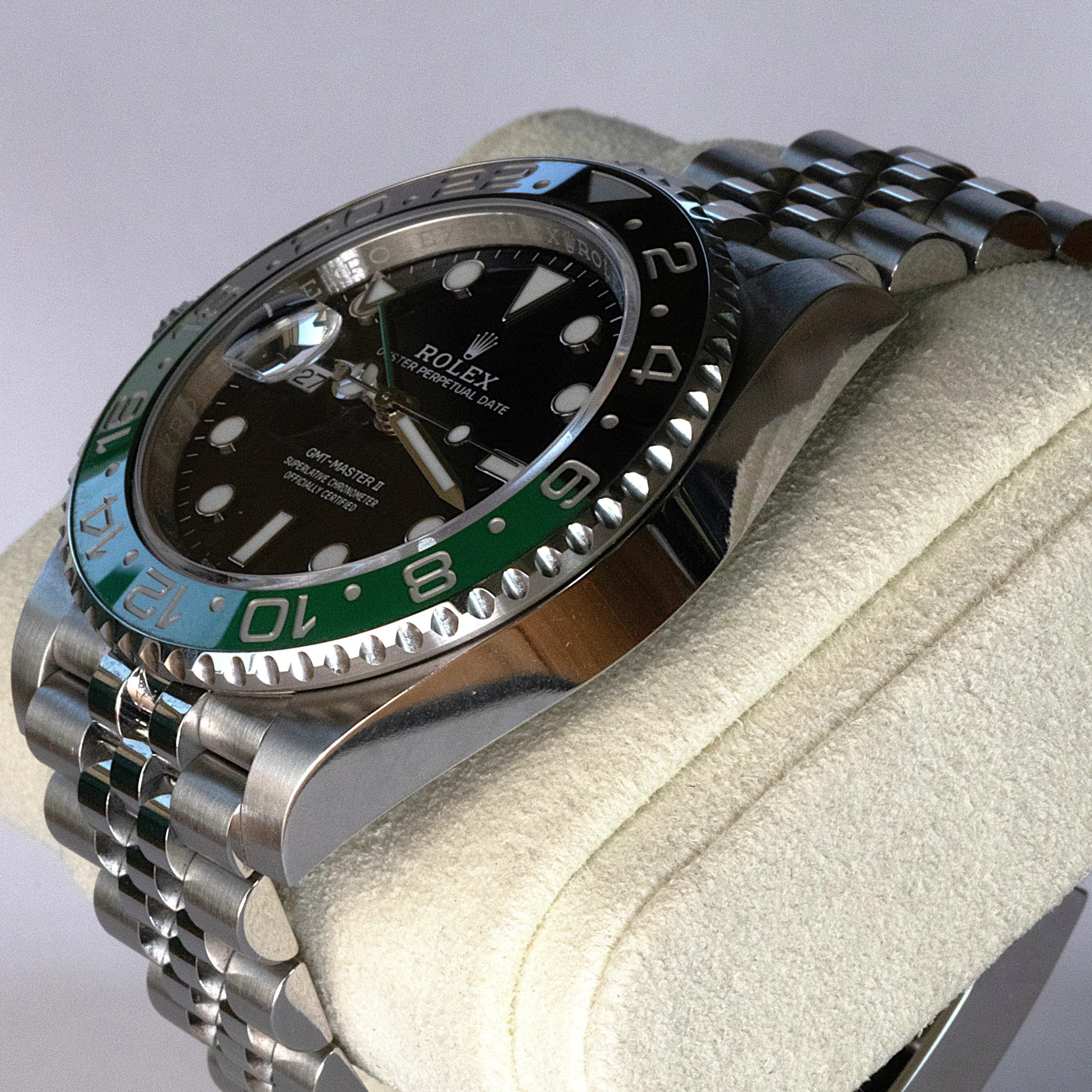 Rolex GMT Master II "Sprite" detail 10