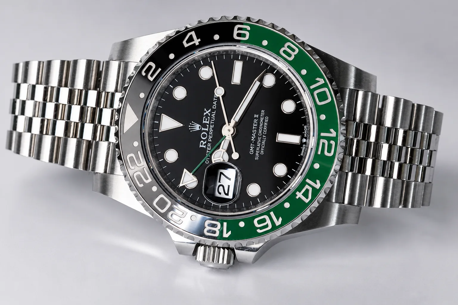 Rolex GMT Master II "Sprite" detail 17