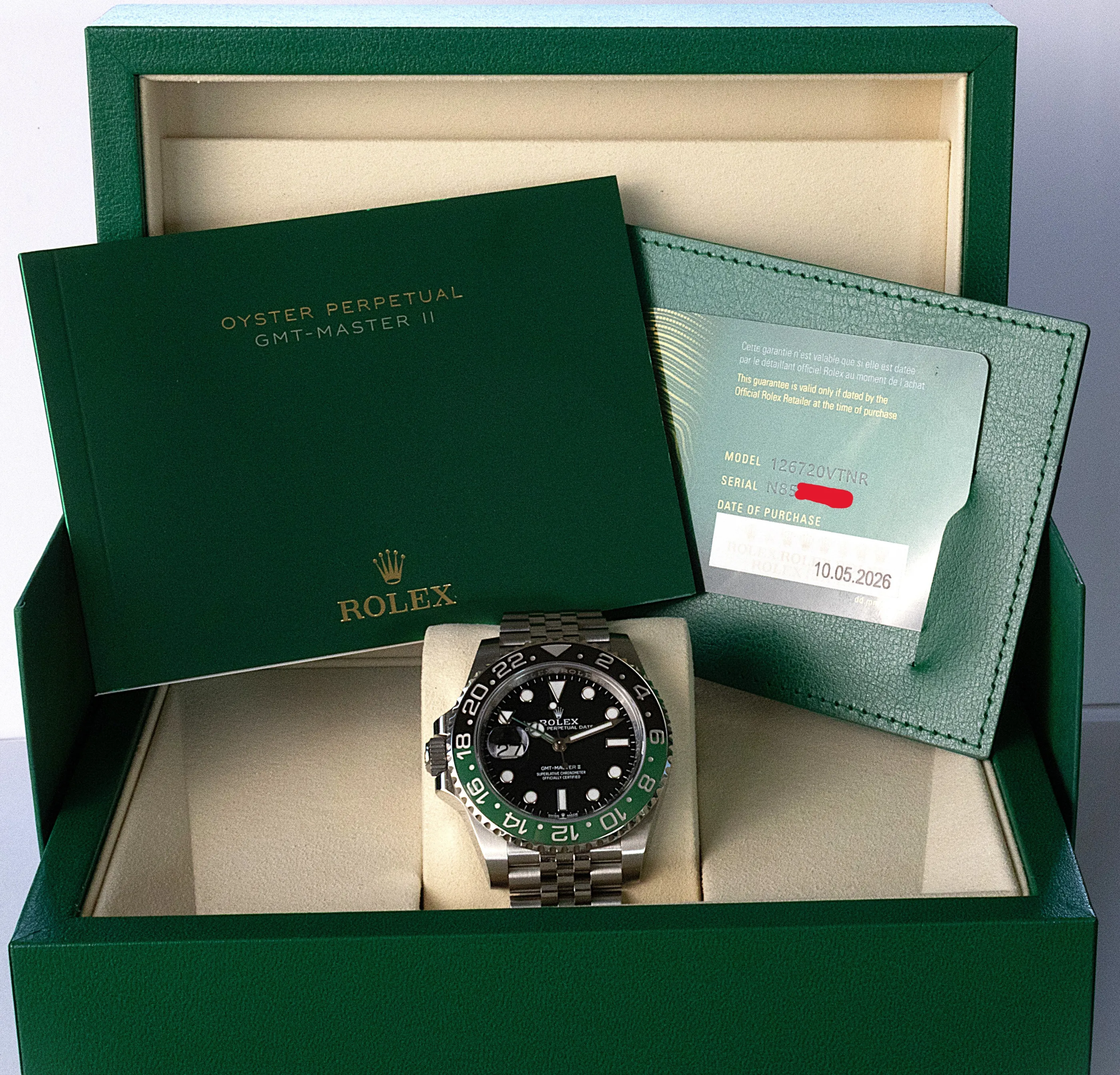 Rolex GMT Master II "Sprite" detail 15