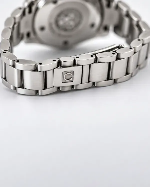 Omega Seamaster Aqua Terra Quartz Silver Dial detail 5