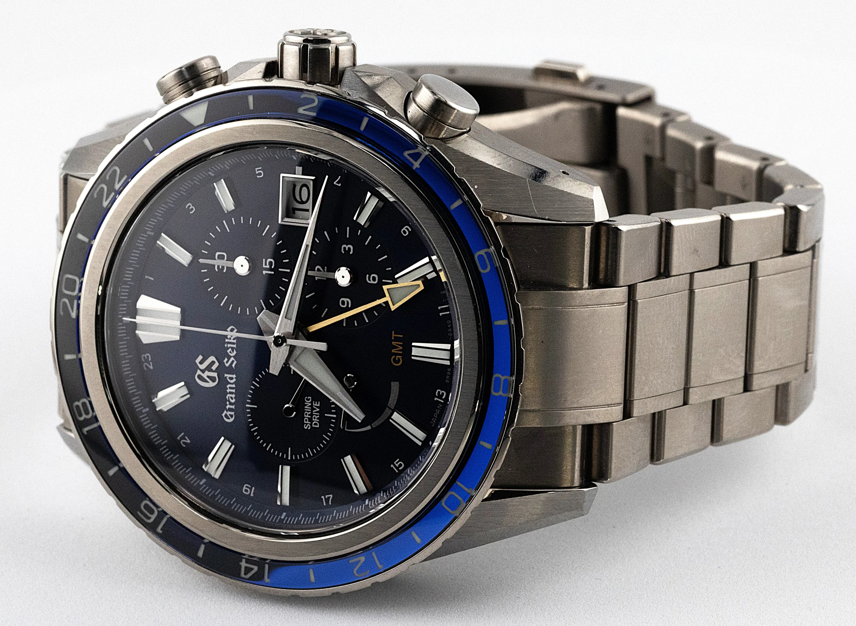 Grand Seiko Evolution 9 Spring Drive Chronograph GMT detail 8