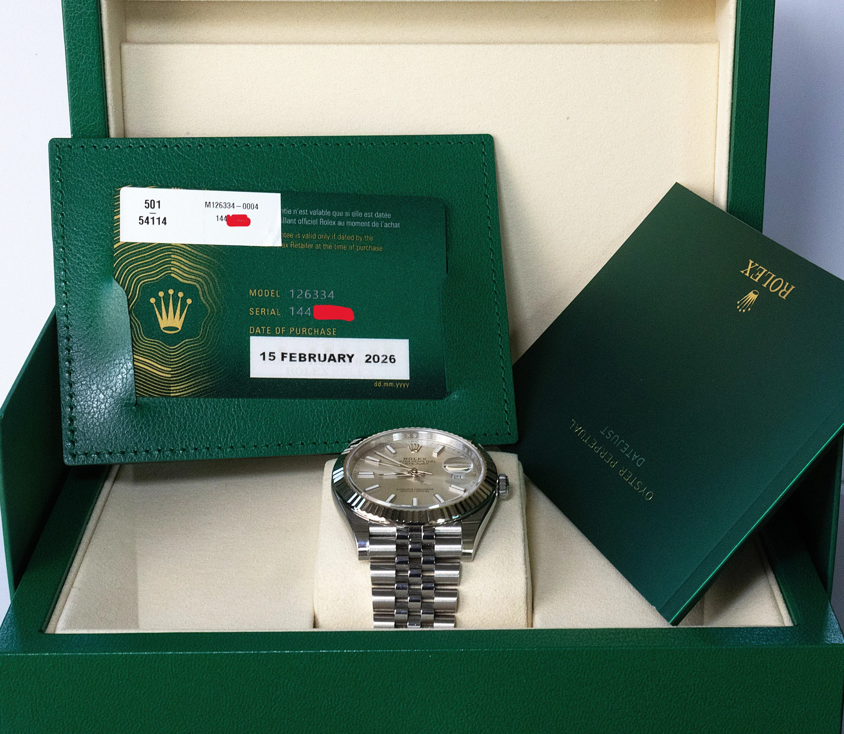 Rolex Datejust 41 Jubilee detail 11